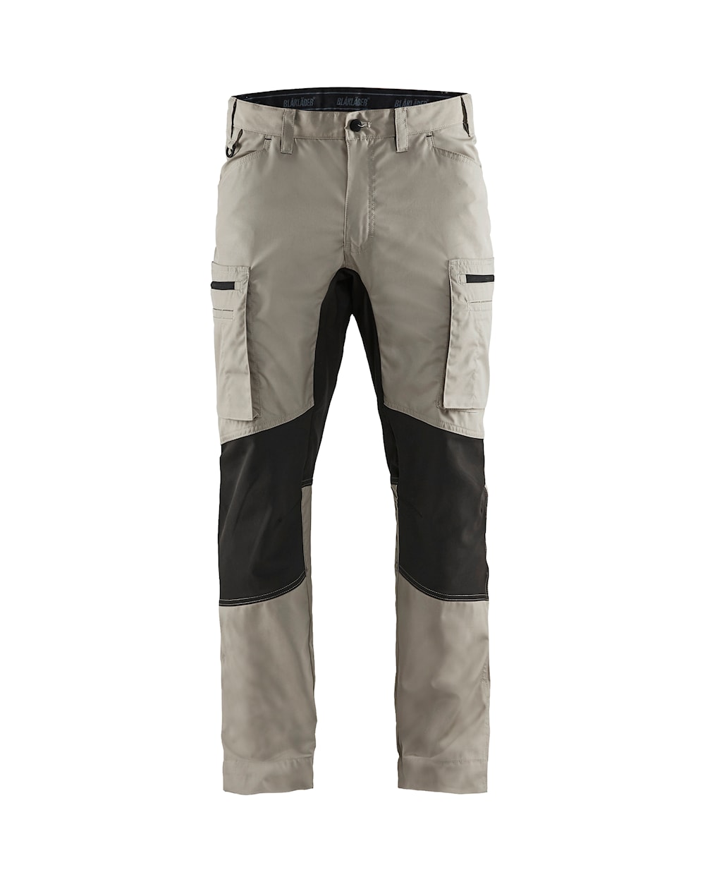 blaklader, work pants, tan, black