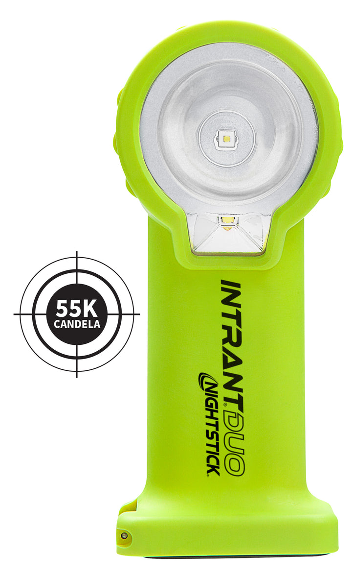 Nightstick INTRANT® DUO Turbo Intrinsically Safe Dual-Light Angle Light | 3 AA Green