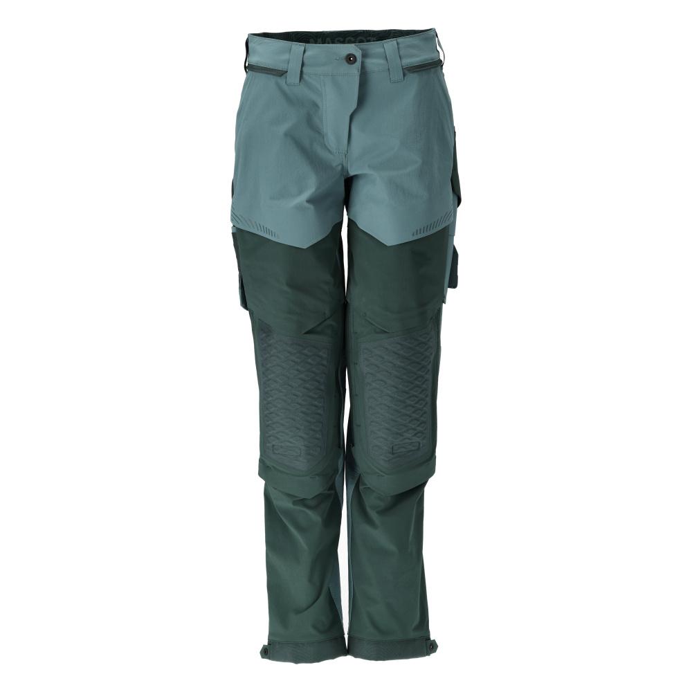 MASCOT® 22278-605-3534 Ladies Diamond Fit Pant with Knee Pockets | Light Forest/Forest