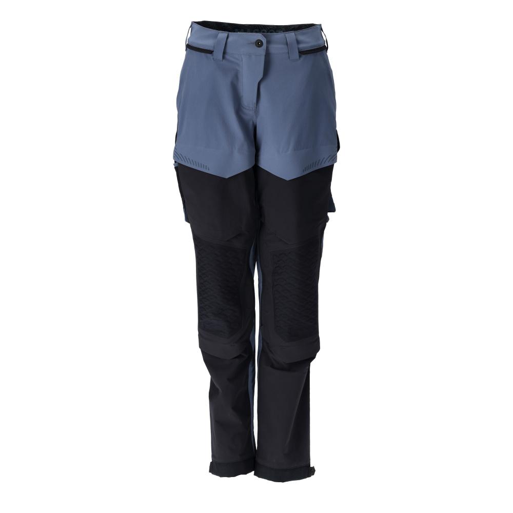MASCOT® 22278-605-85010 Ladies Diamond Fit Pant with Knee Pockets | Stone Blue/Dk Navy