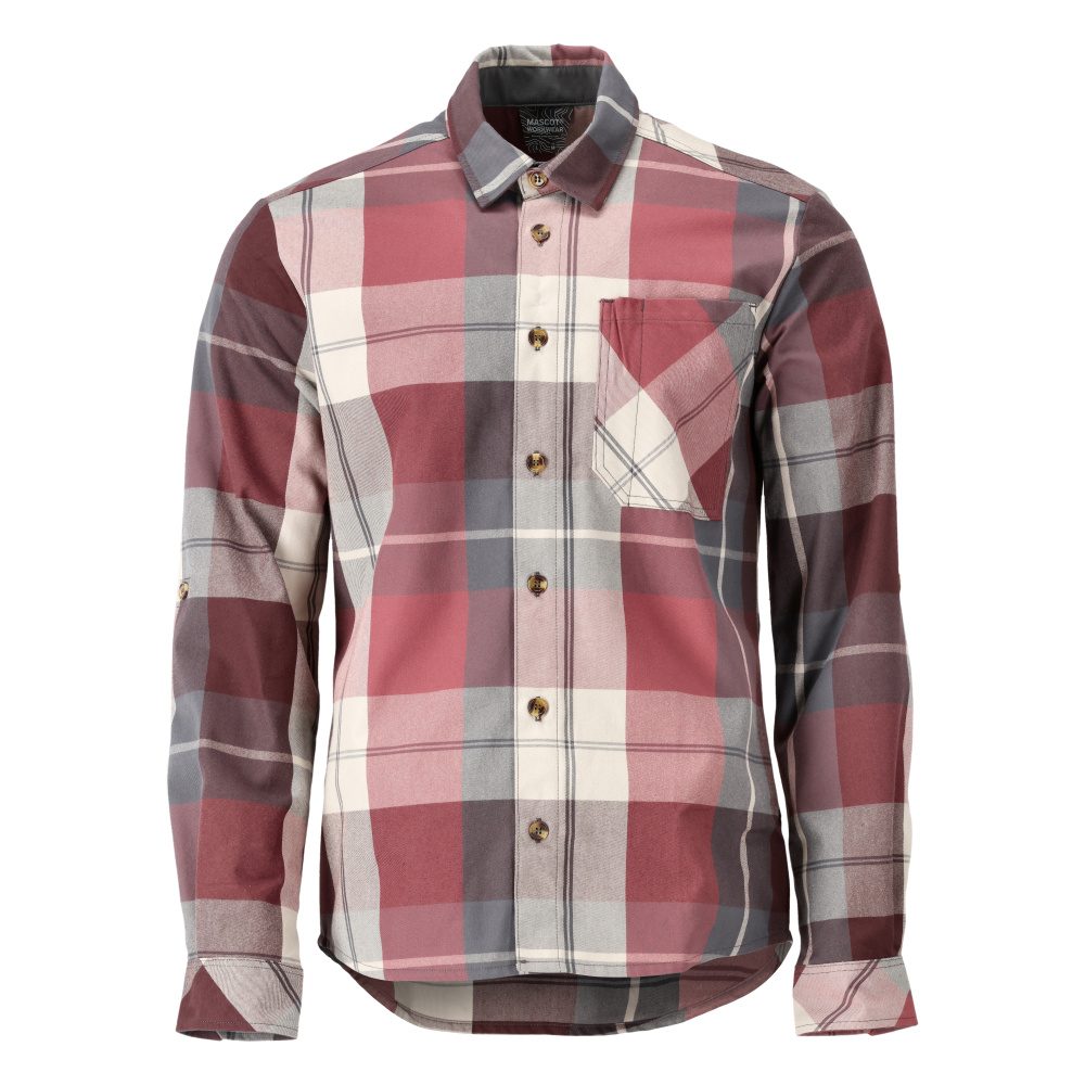 Mascot Customized 22904-446 Flannel Shirt Checked Classic Long Sleeve