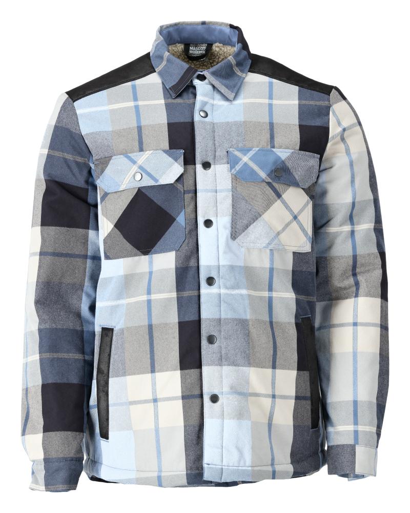 MASCOT® 23104-446 Flannel Shirt with Pile Lining | Plaid Workwear Shirt