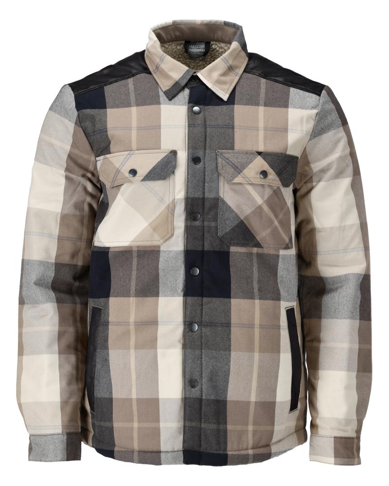 MASCOT® 23104-446 Flannel Shirt with Pile Lining | Plaid Workwear Shirt