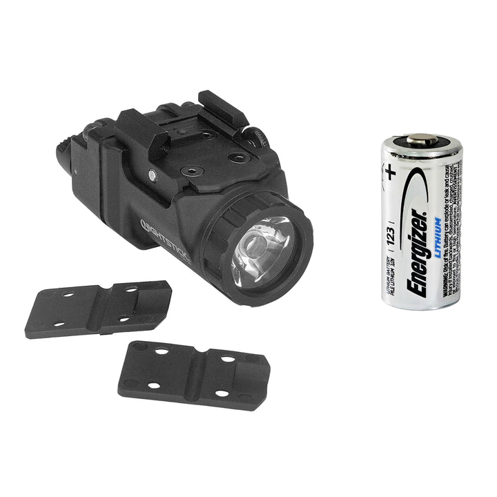 Nightstick Subcompact Handgun Light, Short/Narrow Rail models | 1 CR123 | Black