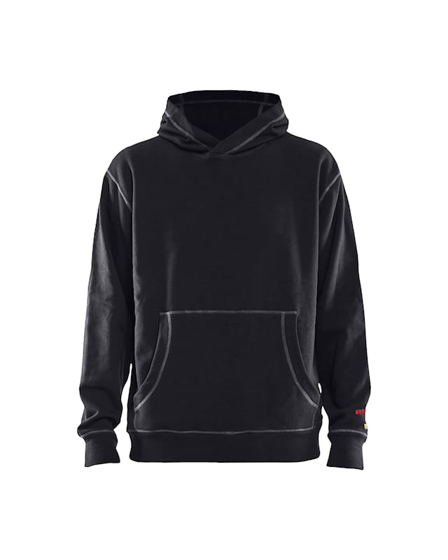 Black hoodie on a white background