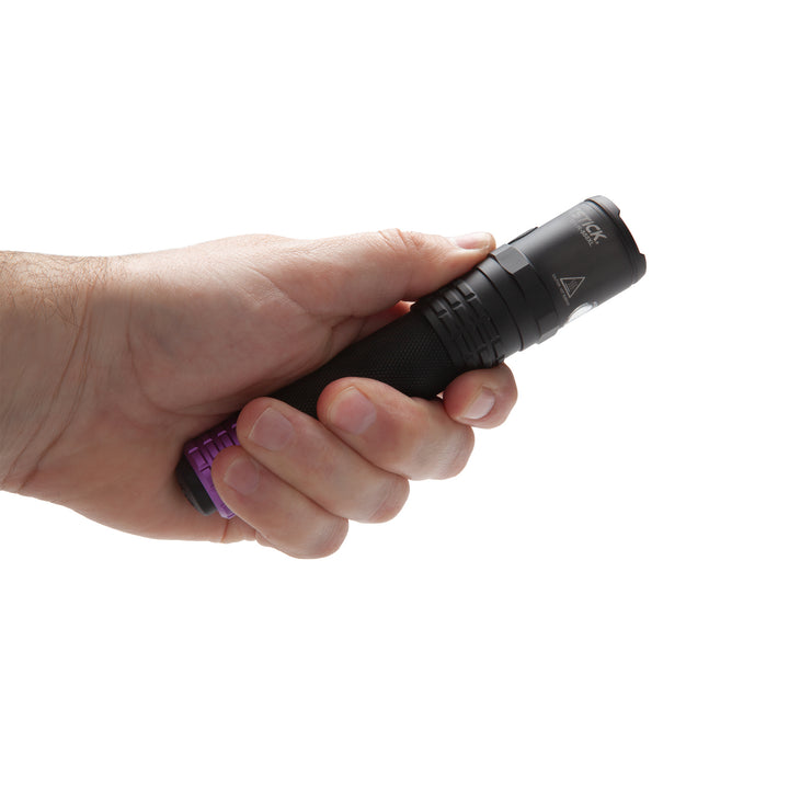 Nightstick USB Dual-Light Flashlight | White Spot | UV Flood | Li-Ion | Black