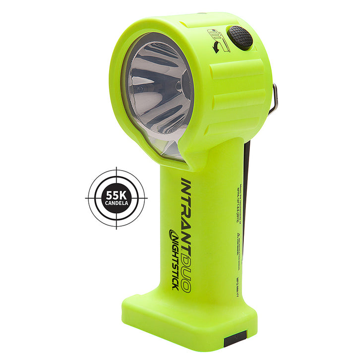 Nightstick INTRANT® DUO Turbo Intrinsically Safe Dual-Light Angle Light | 3 AA Green