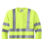 CornerStone CS409 Class 3 Long Sleeve Snag-Resistant Reflective T-Shirt
