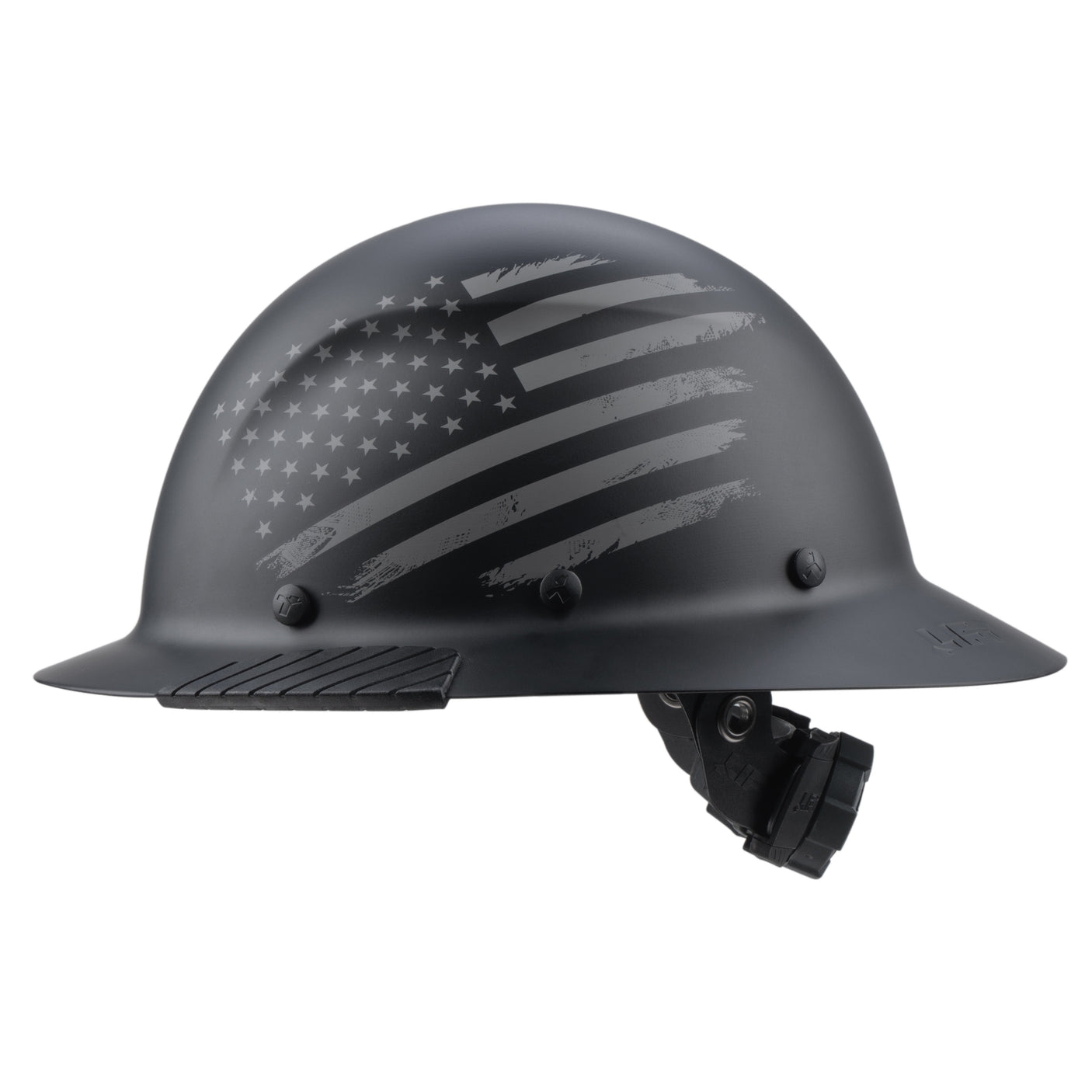 LIFT Safety DAX Patriot Full Brim Hard Hat with a fiber reinforced resin shell in a matte finish