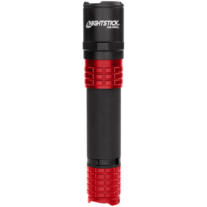 Nightstick USB Tactical Flashlight w/Holster | Li-Ion | Red