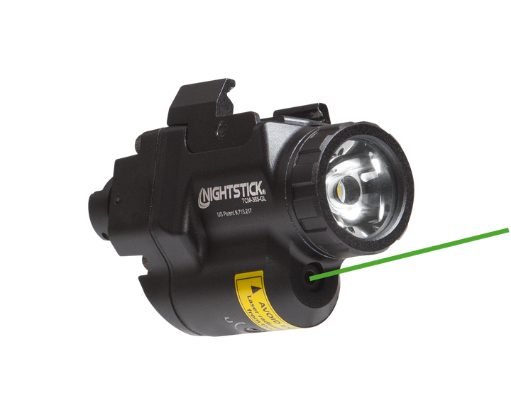Nightstick Subcompact Handgun Light w/Green Laser | Sig Sauer® P365 models | 1 CR123 | Black