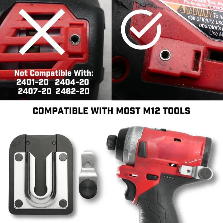 Holstery PinPal Pro 6040 | Universal Gravity Lock Holster | Milwaukee 12v Kit