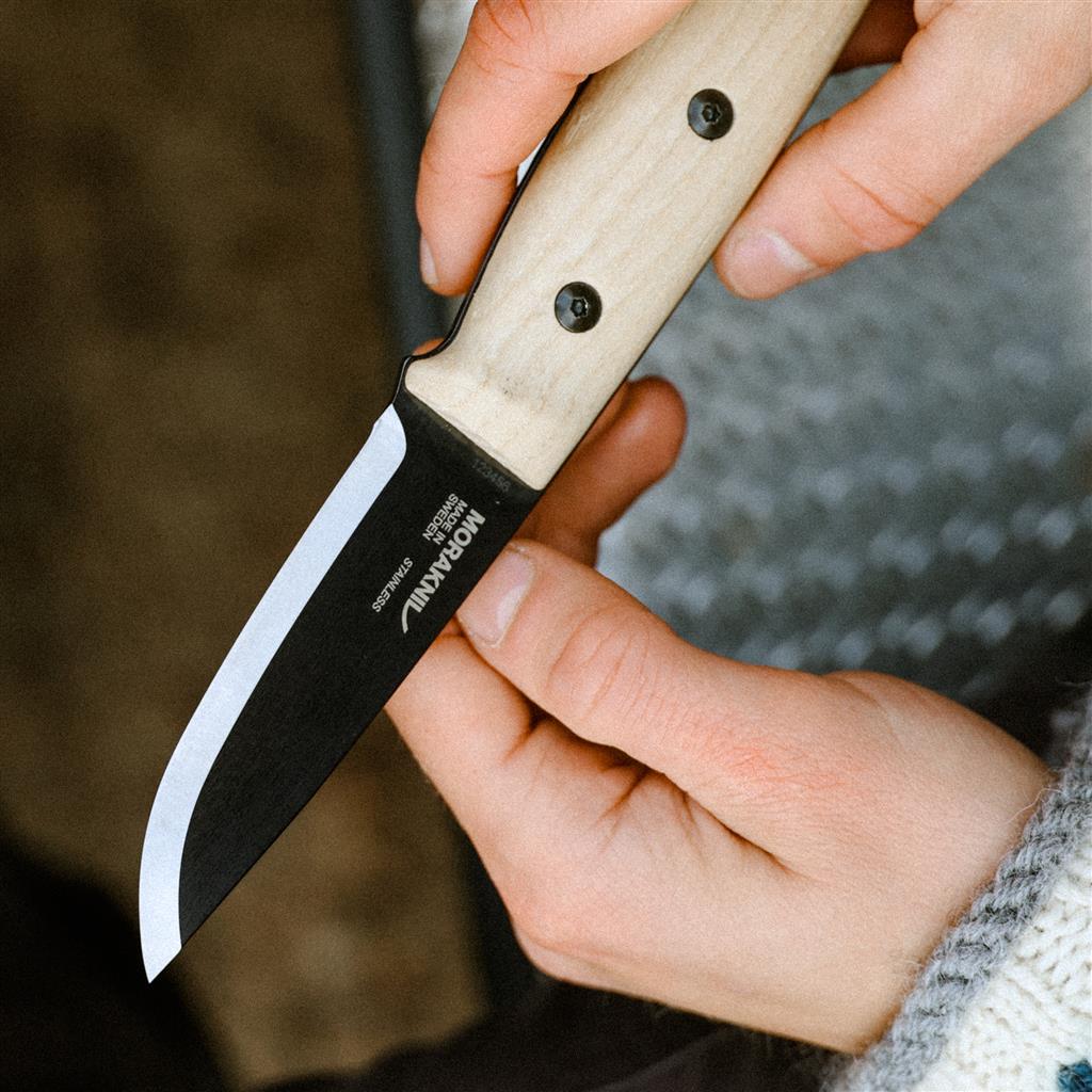 Morakniv Finn BlackBlade Ash Wood - Stainless