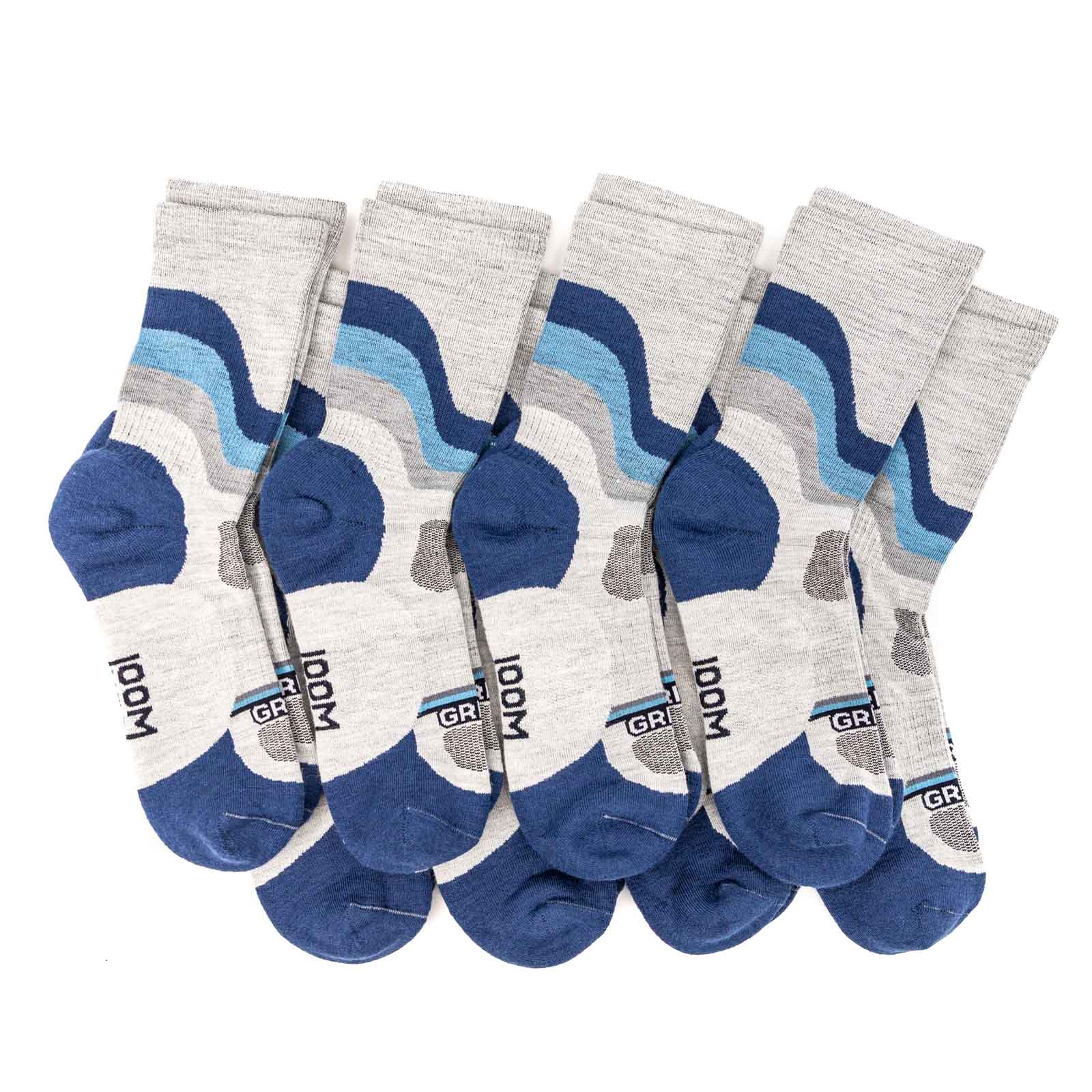 Grip6 HIKE Wool Crew Sock