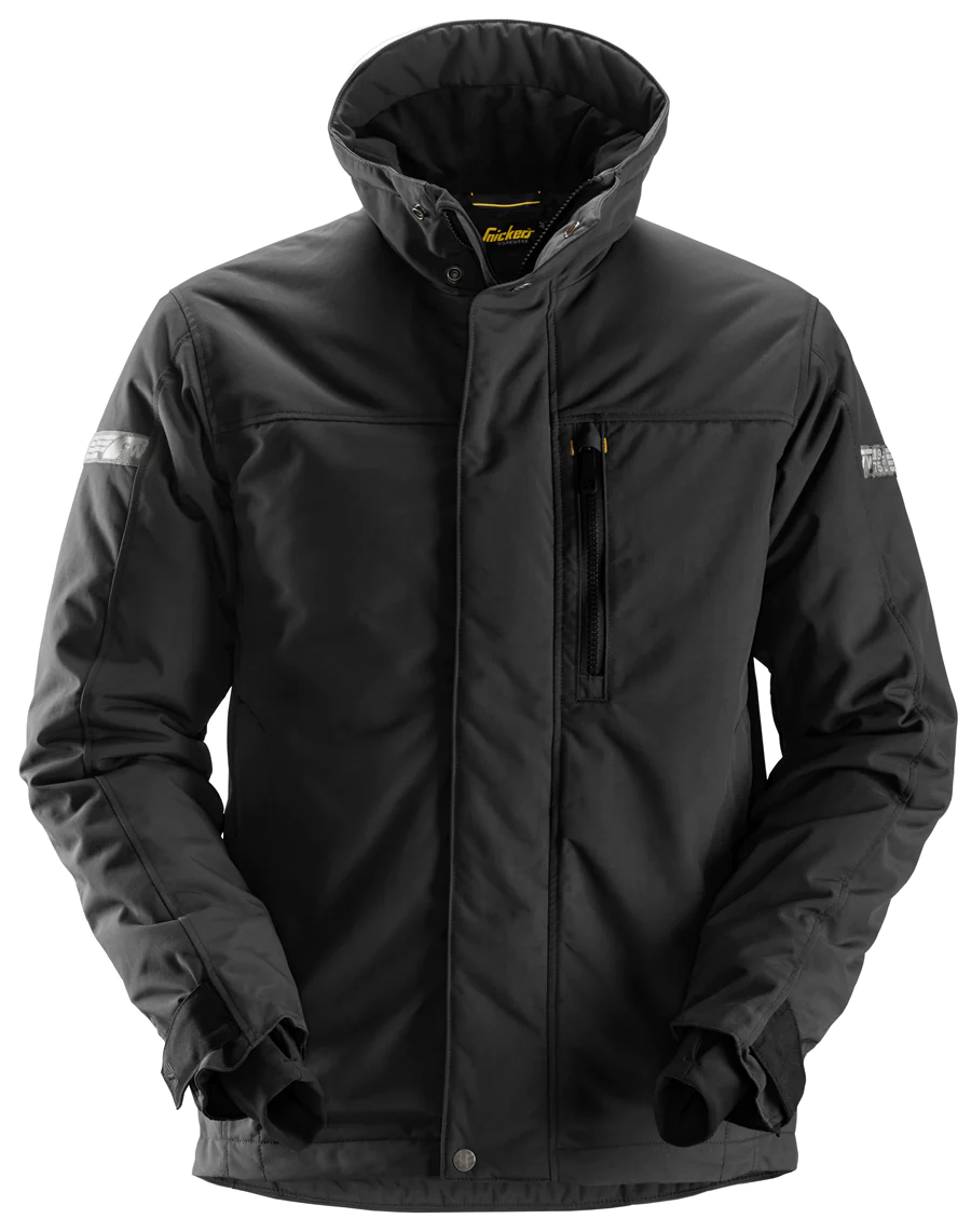 Snickers Workwear U1100 AllroundWork 37.5 Insulated Jacket - Black/Black
