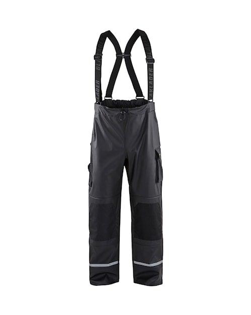 Blaklader 1387 Waterproof Rain Pants with Reflective Details - Black - Trusted Gear Company LLC