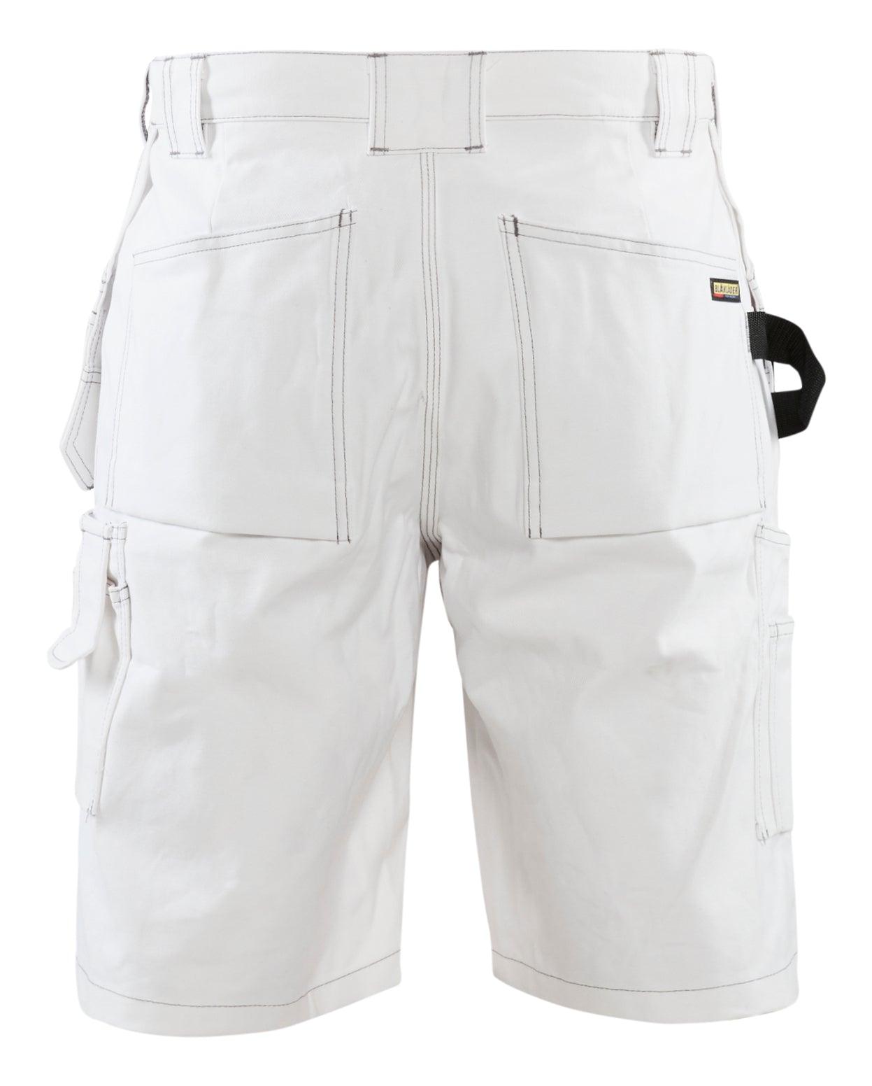 Blaklader 1634 8oz Painter Shorts with Utility Pockets - White - Trusted Gear Company LLC