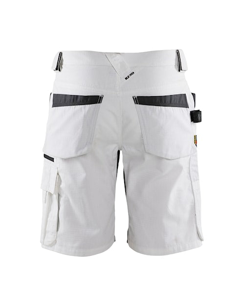 Blaklader 1638 7oz Rip Stop Shorts - White