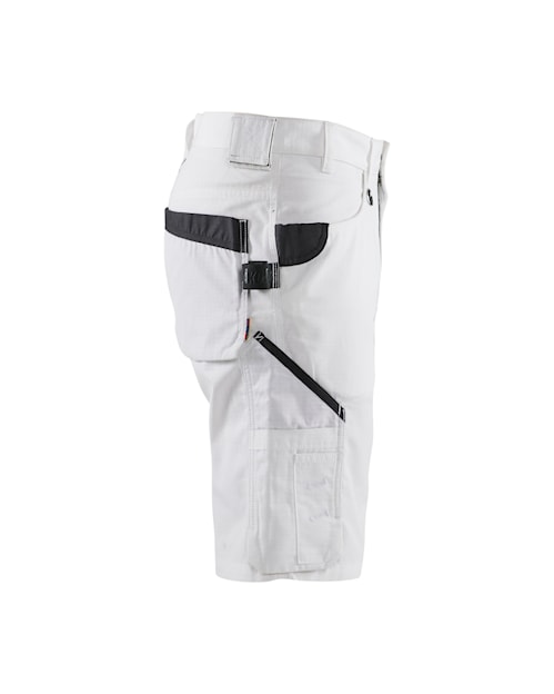 Blaklader 1638 7oz Rip Stop Shorts - White