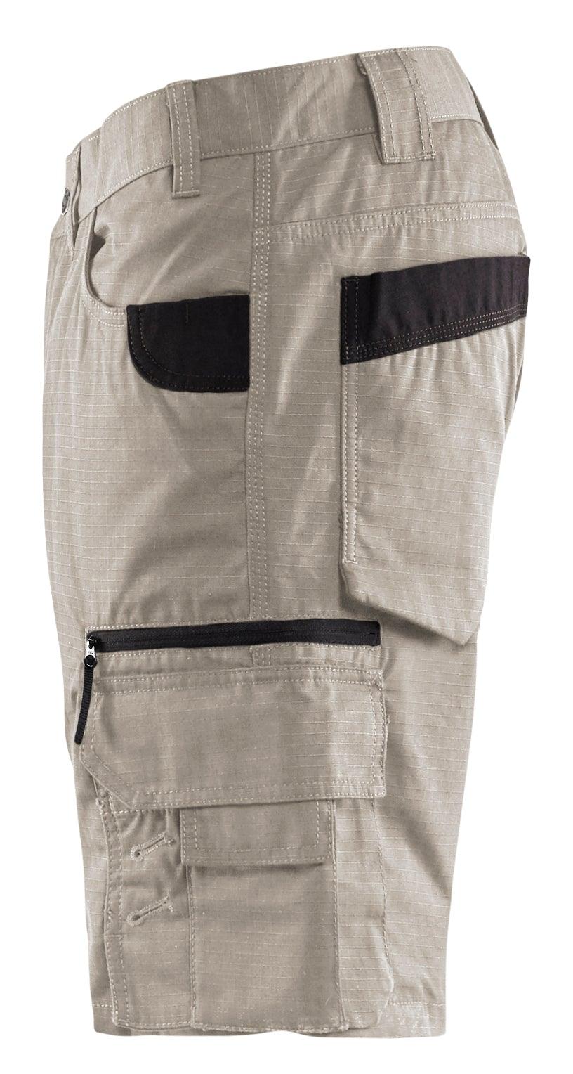 Blaklader 1638 7oz Rip Stop Shorts - Stone - Trusted Gear Company LLC