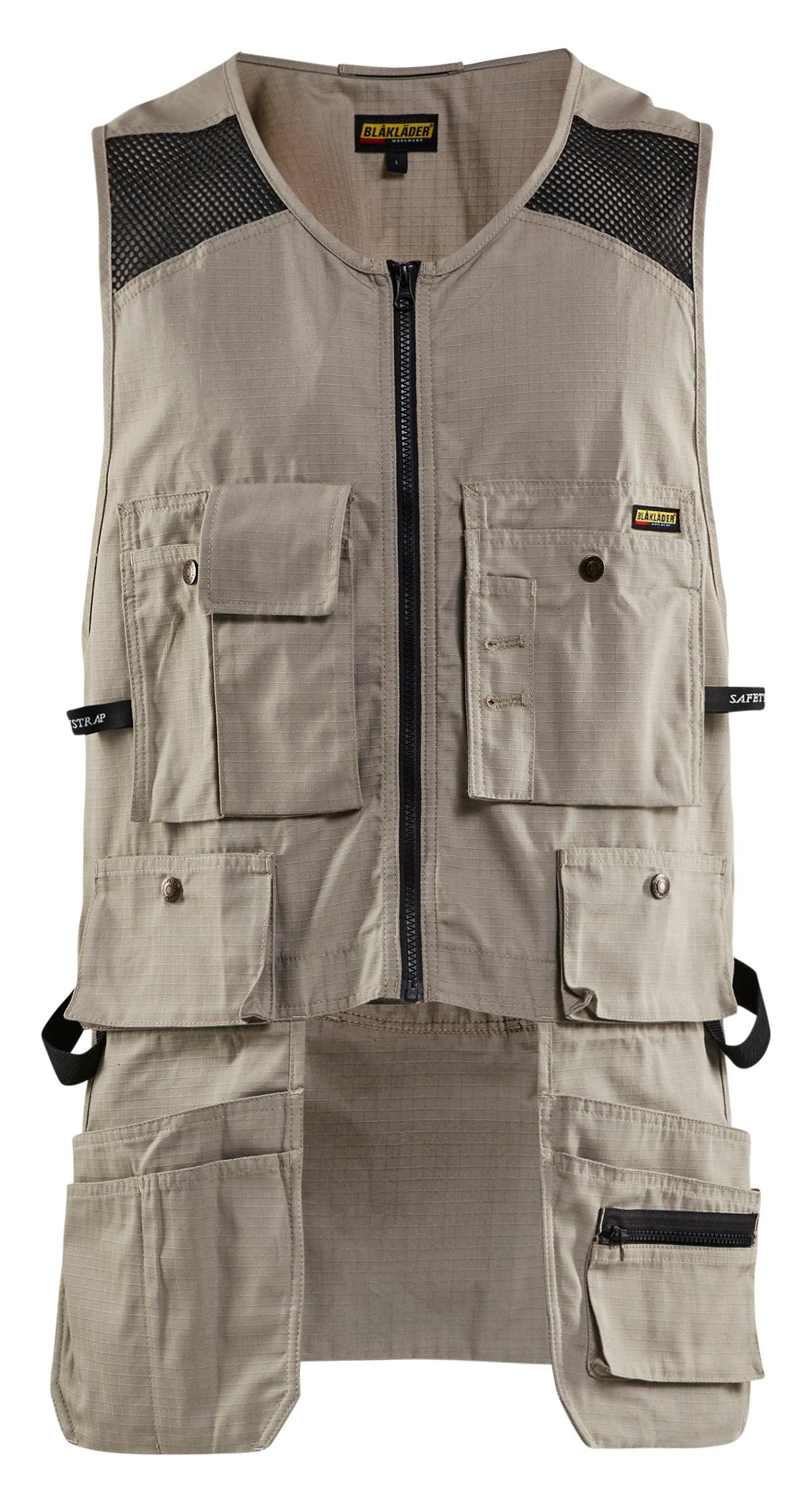 Blaklader 3115 Ripstop Kangaroo Mesh Vest - Stone - Trusted Gear Company LLC