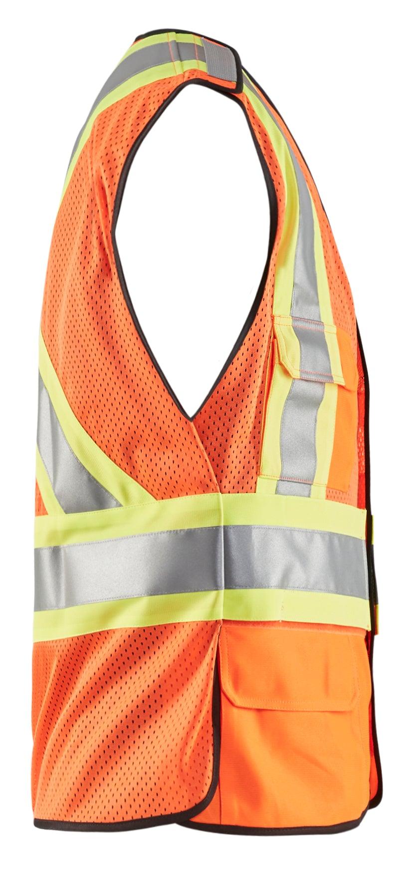 Blaklader 3138 5-Point Tear Away Safety Vest - Orange Hi-Vis - Trusted Gear Company LLC
