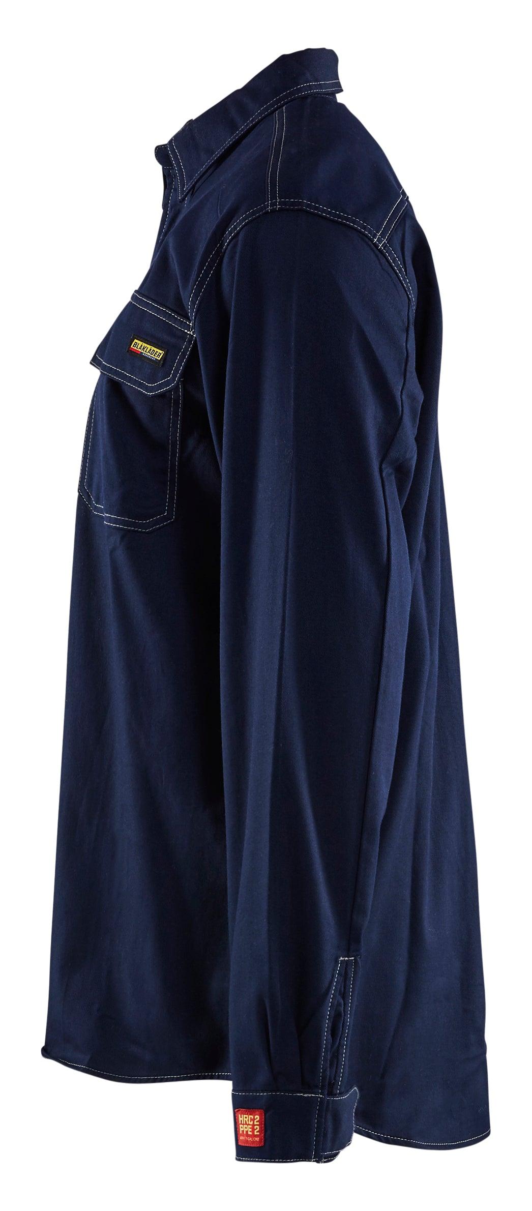 Blaklader 3276 Flame Resistant Snap Shirt - Navy Blue - Trusted Gear Company LLC