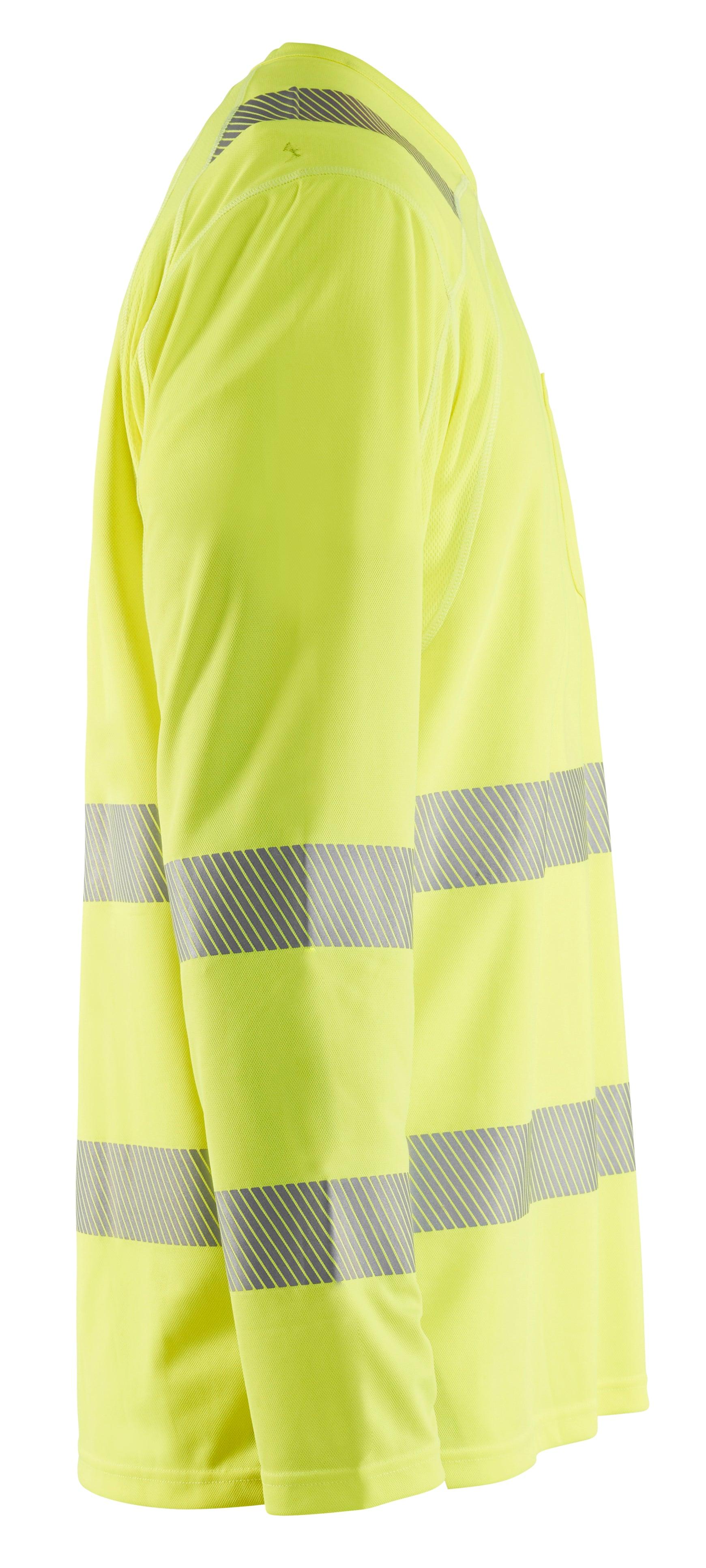 Blaklader 3488 Hi-Vis UV Anti-Odor Long Sleeve T-Shirt - Yellow Hi-Vis - Trusted Gear Company LLC