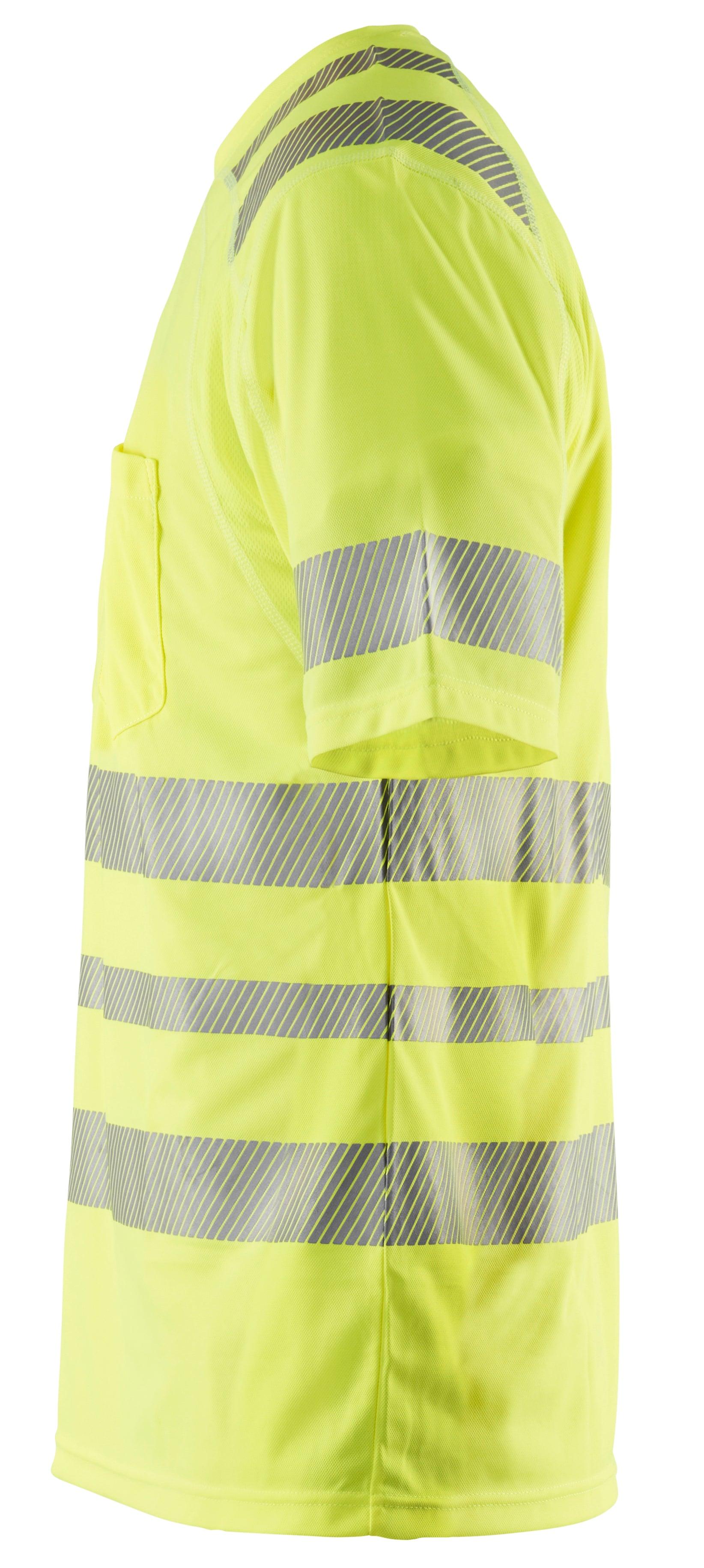 Blaklader 3490 Hi-Vis UV Anti-Odor Short Sleeve T-Shirt - Yellow Hi-Vis - Trusted Gear Company LLC