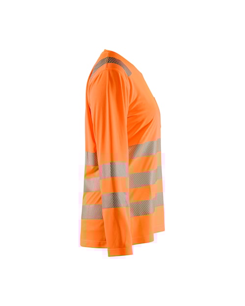 Blaklader 3497 Women's Hi-Vis UV Anti-Odor Long Sleeve T-Shirt - Orange Hi-Vis - Trusted Gear Company LLC