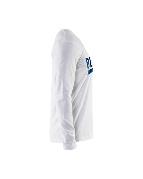 Blaklader 3557 Long Sleeve T-Shirt with Blaklader Logo - White - Trusted Gear Company LLC