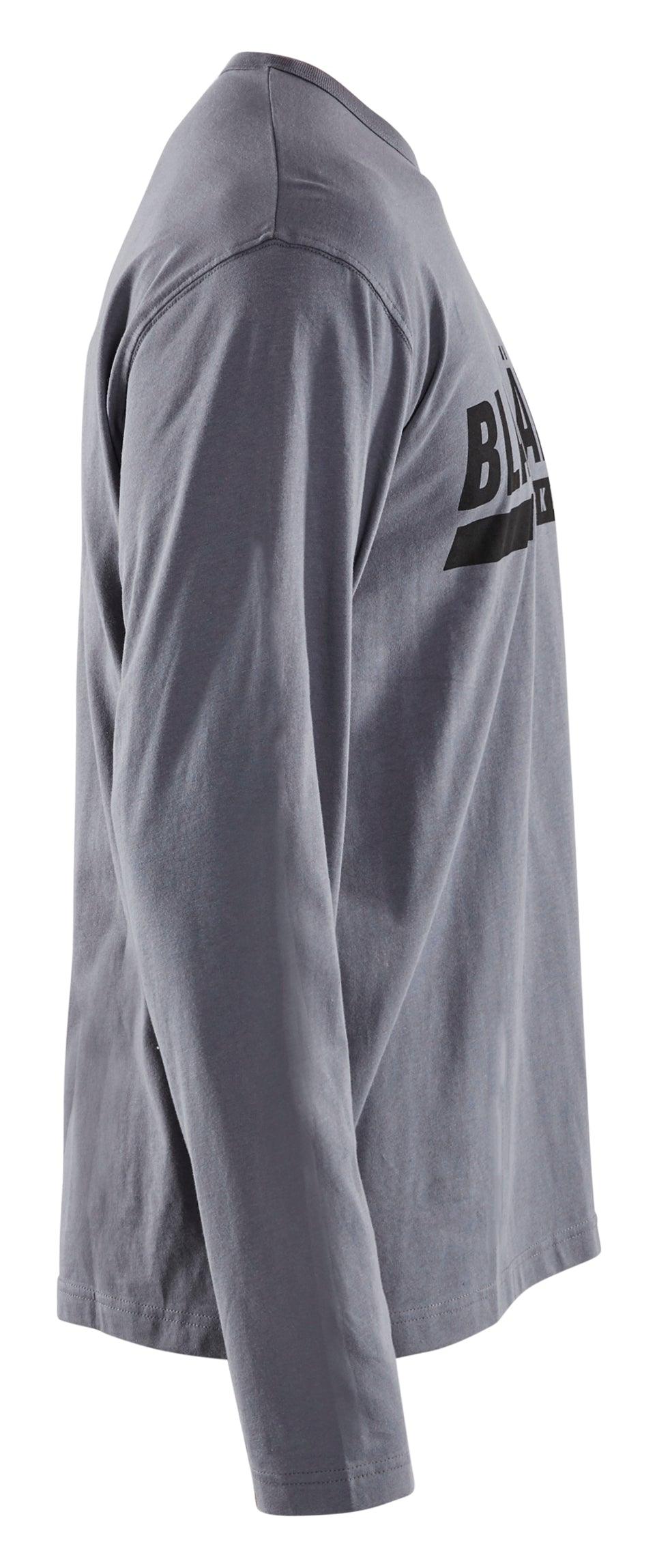 Blaklader 3557 Long Sleeve T-Shirt with Blaklader Logo - Grey - Trusted Gear Company LLC