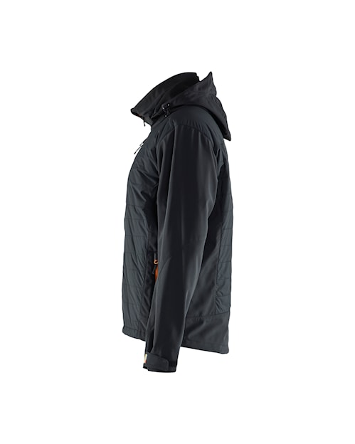 Blaklader 4742 Hybrid Soft Shell Jacket - Black/Orange