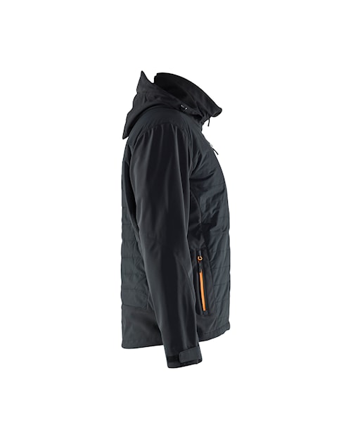 Blaklader 4742 Hybrid Soft Shell Jacket - Black/Orange