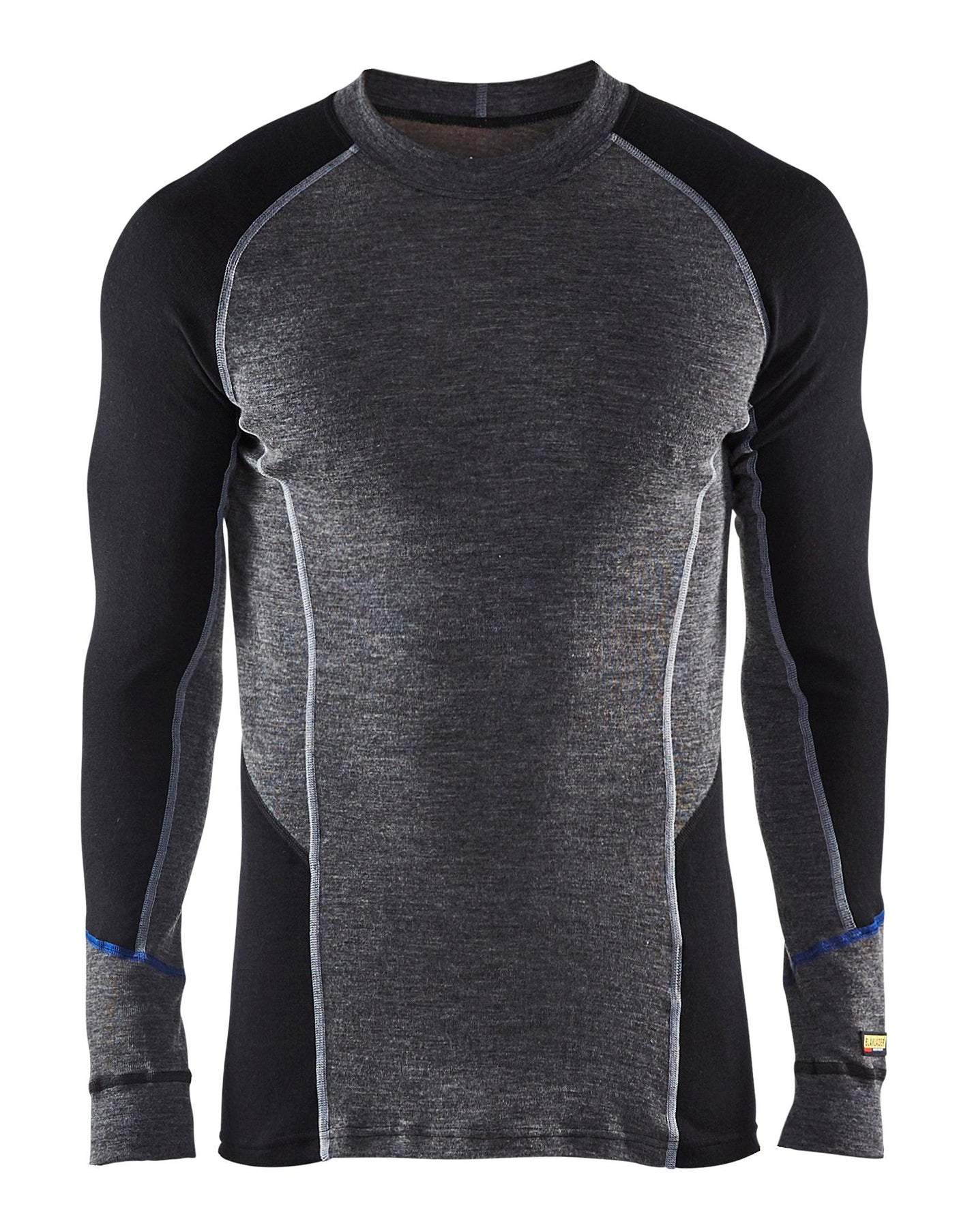Blaklader 4897 "Warm" Merino Base Layer Top - Grey/Black - Trusted Gear Company LLC