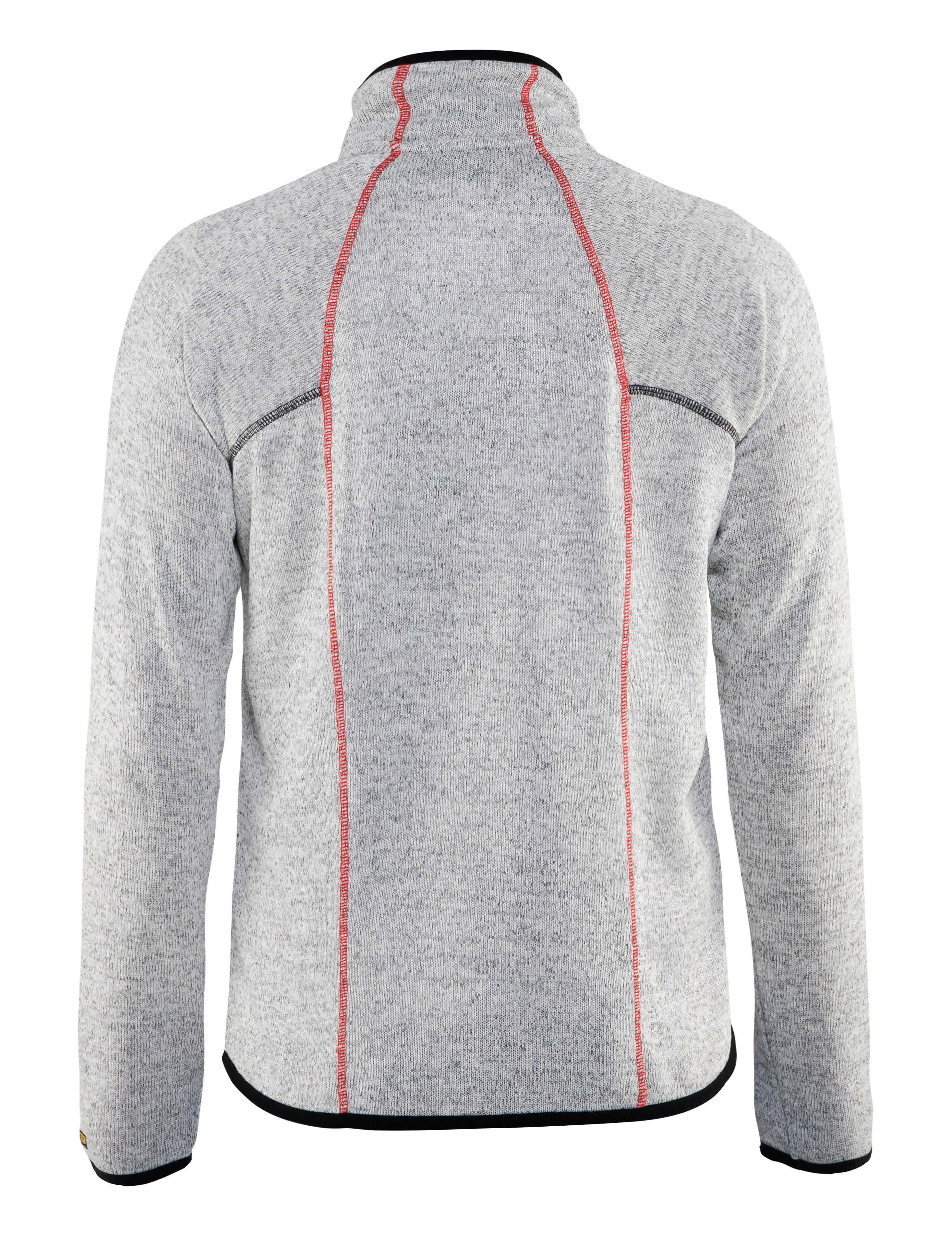 Blaklader 4965 Knitted Jacket - Grey Melange/Red - Trusted Gear Company LLC
