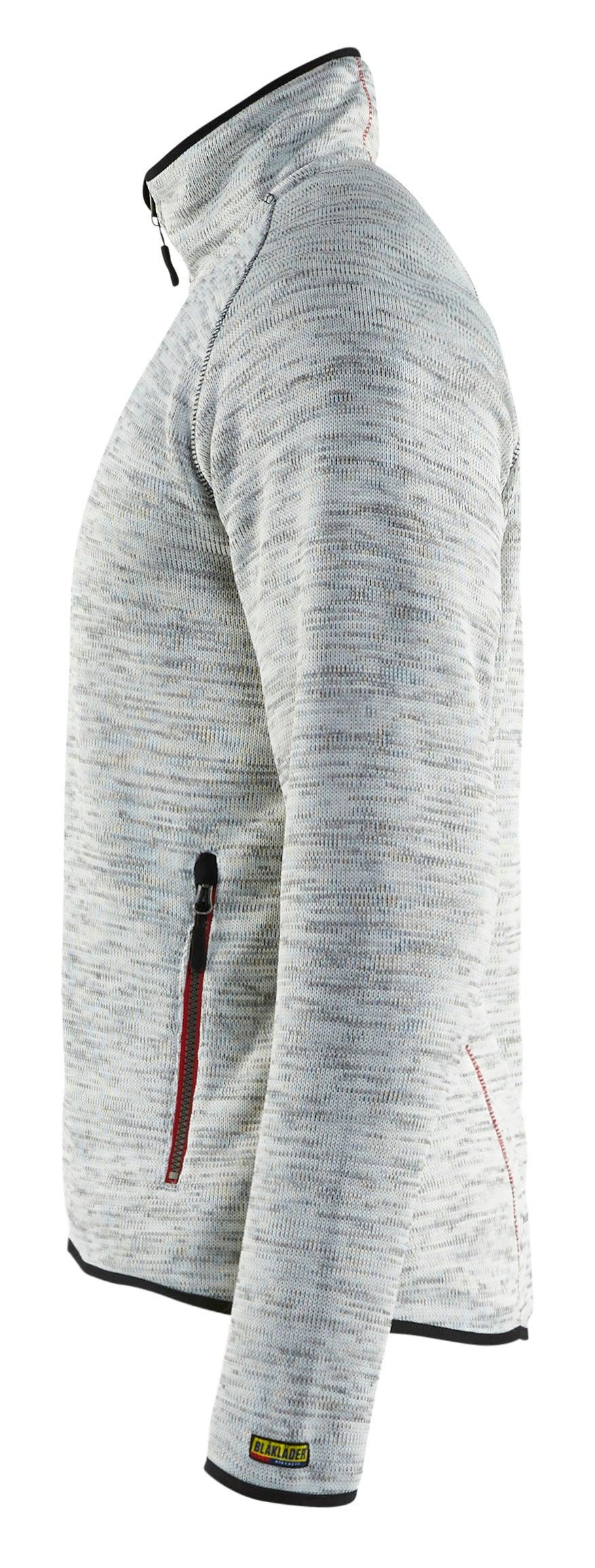 Blaklader 4965 Knitted Jacket - Grey Melange/Red - Trusted Gear Company LLC