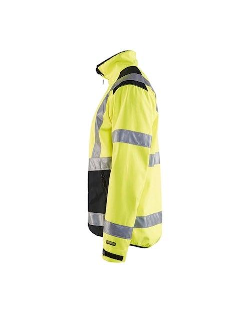 Blaklader 4977 Hi-Vis Water-Resistant Softshell Jacket - Yellow Hi-Vis/Black - Trusted Gear Company LLC