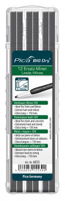 Pica Big-Dry Refill - 6055 Stonemason Graphite 10H Leads