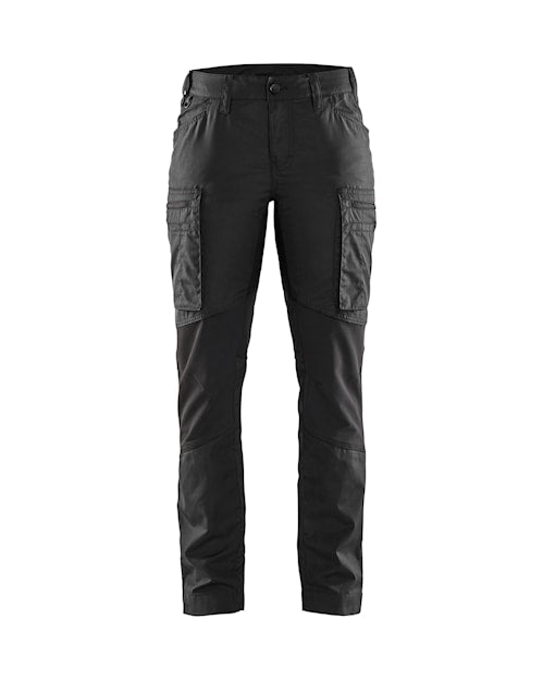 Blaklader 7153 Women's Stretch Panel Service Pants - Black