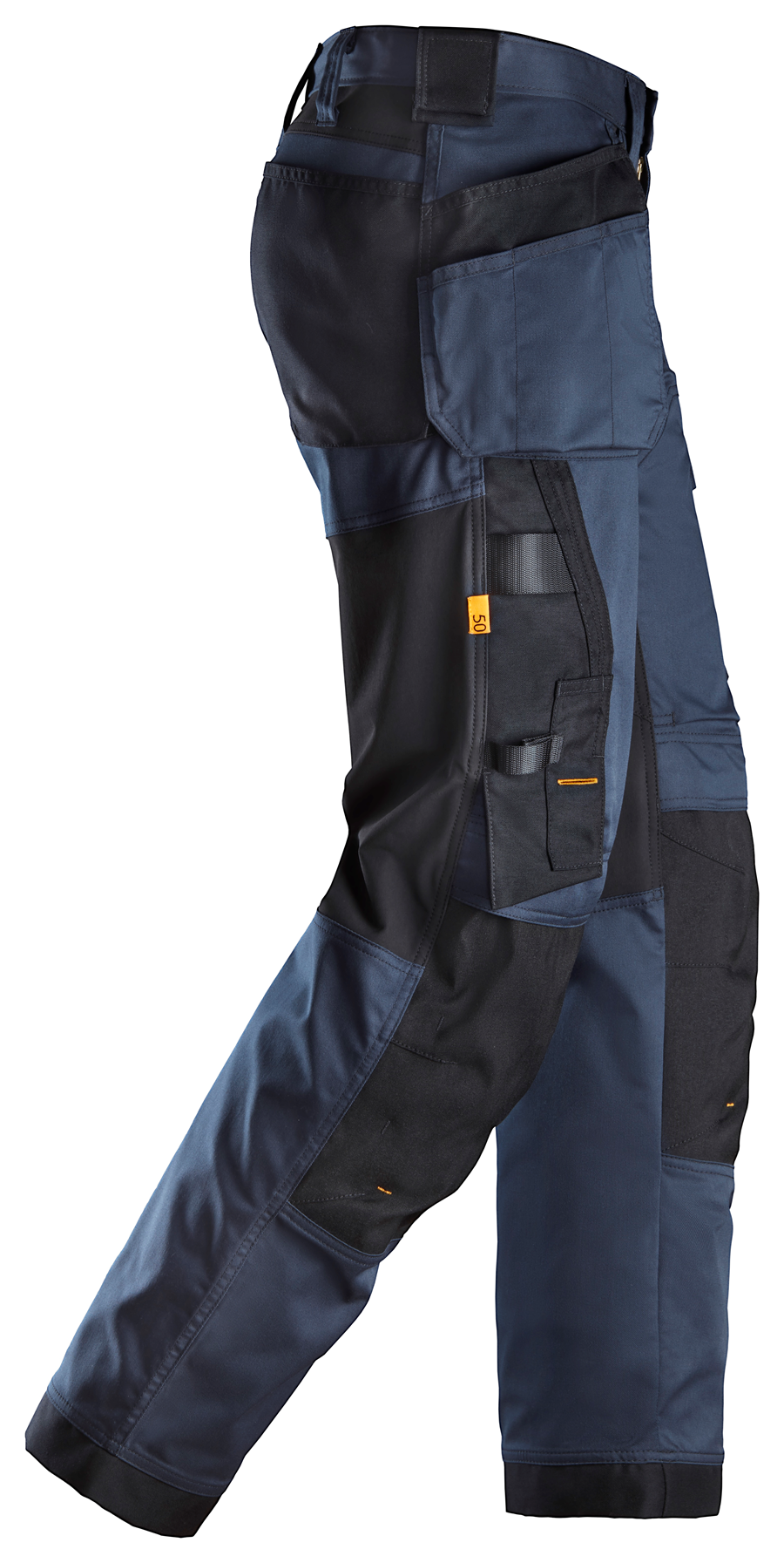 Snickers Workwear U6251 AllroundWork Stretch Loose Fit Work Pants + Holster Pockets - Navy/Black