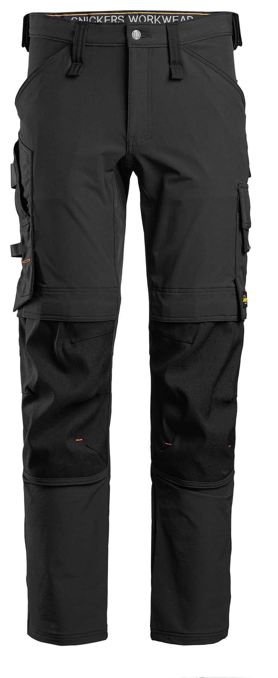 Snickers Workwear U6371 AllroundWork Full Stretch Work Pants - Black/Black