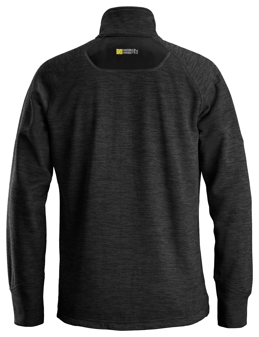 Snickers Workwear U8042 FlexiWork Fleece Jacket - Black/Black