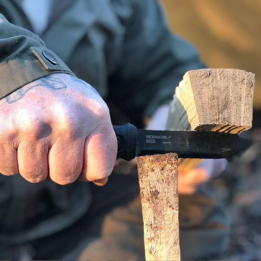 Morakniv® Garberg Carbon Knife with Plastic MOLLE Sheath - Trusted Gear Company LLC