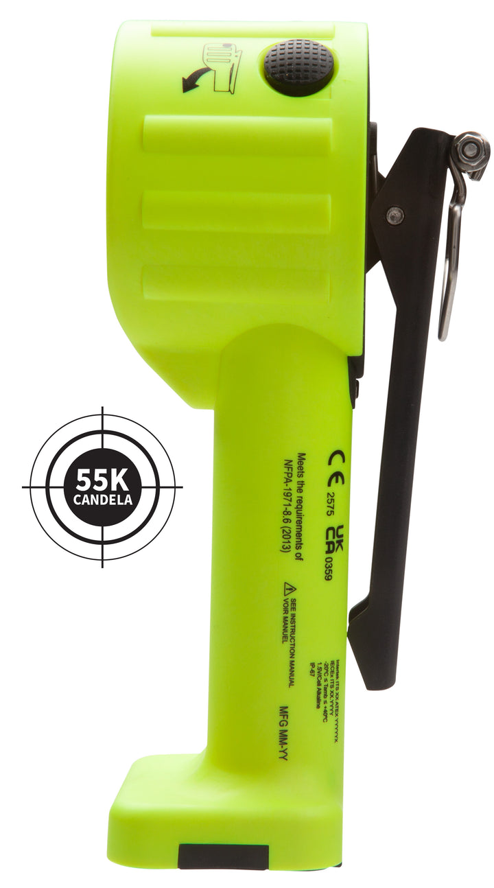 Nightstick INTRANT® DUO Turbo Intrinsically Safe Dual-Light Angle Light | 3 AA Green