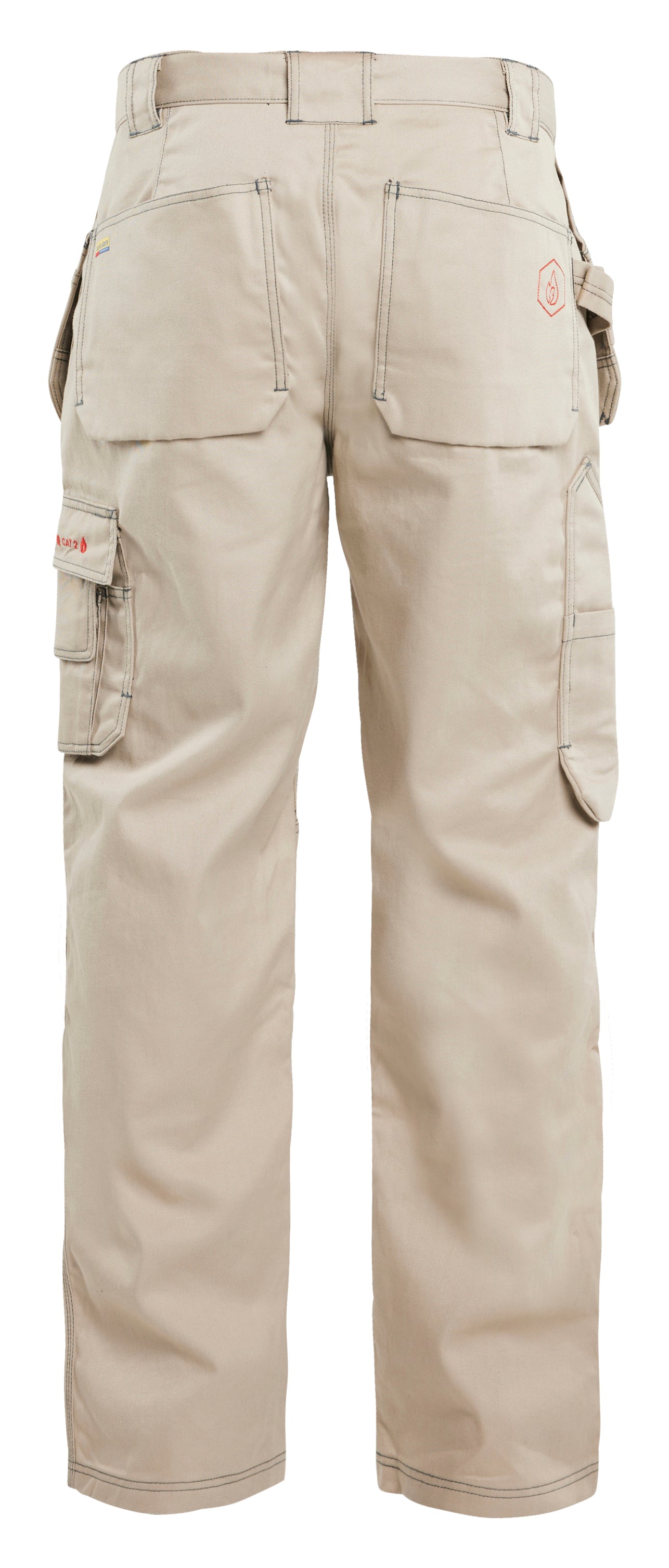 Blaklader 1636 10oz Flame Resistant Work Pants with Utility Pockets - Stone 2700 36W 30L