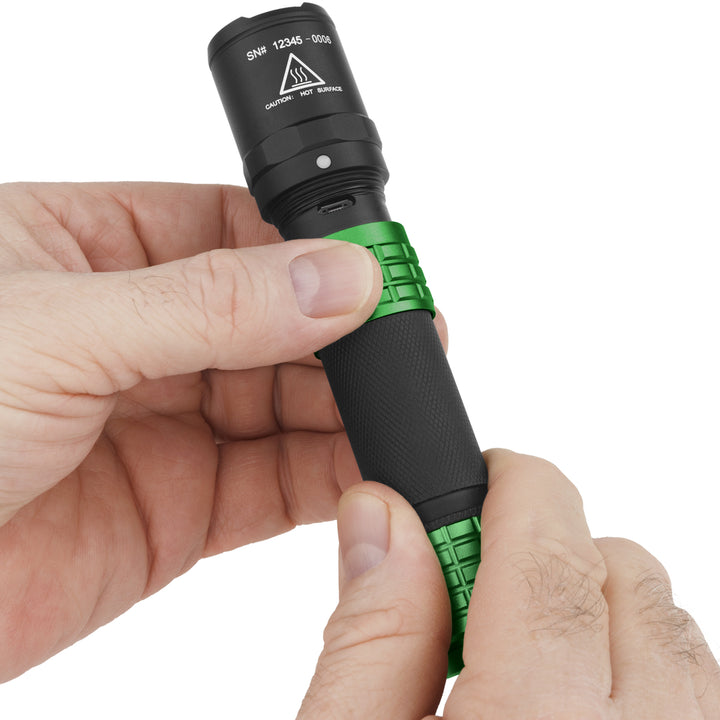 Nightstick USB Tactical Flashlight w/Holster | Li-Ion | Green