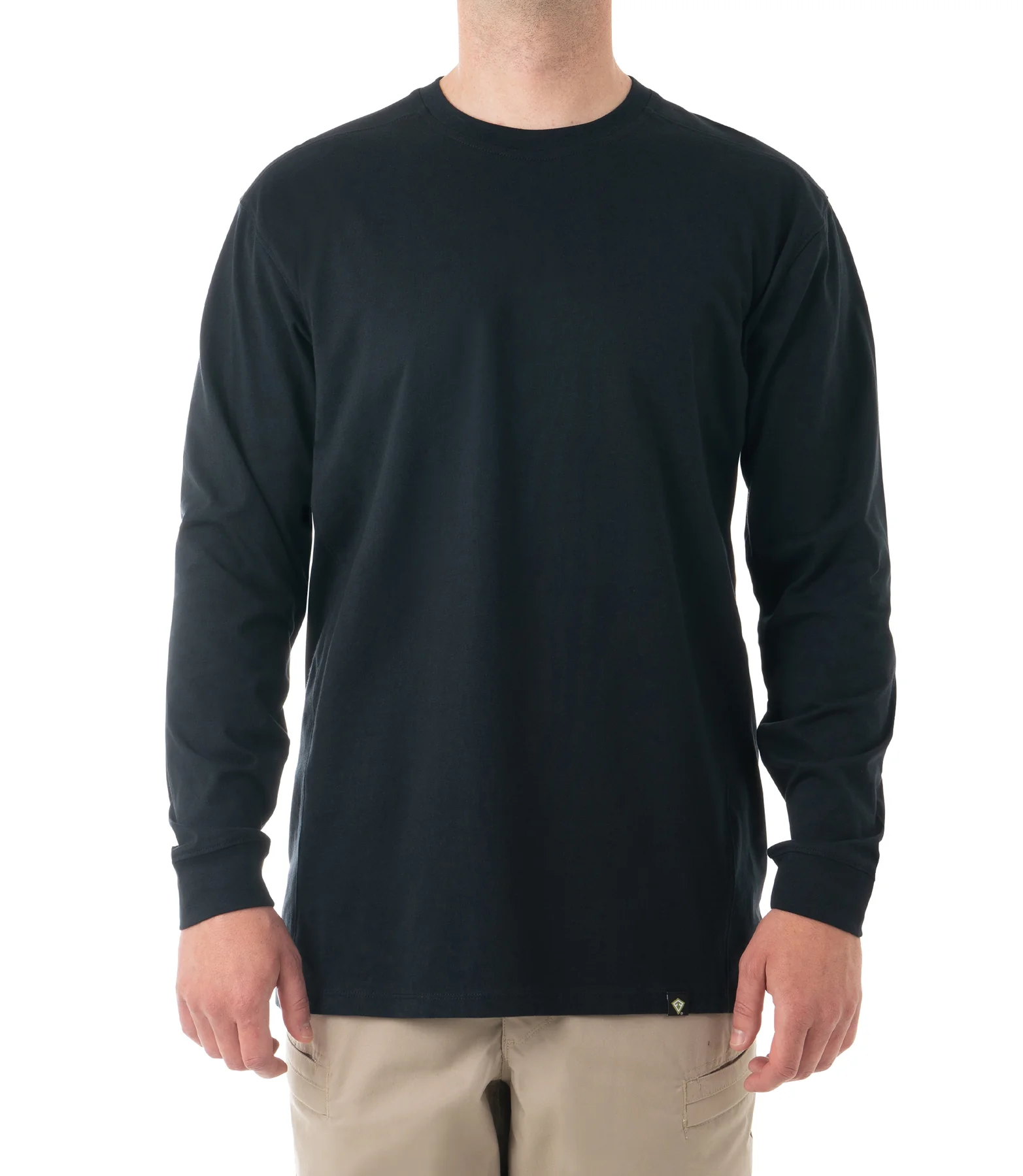 First Tactical Men's 111505 Tactix Cotton L/S T-Shirt | Midnight Navy