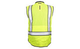 Kishigo 1820 Tool Tethering Safety Vest | Lime/Black
