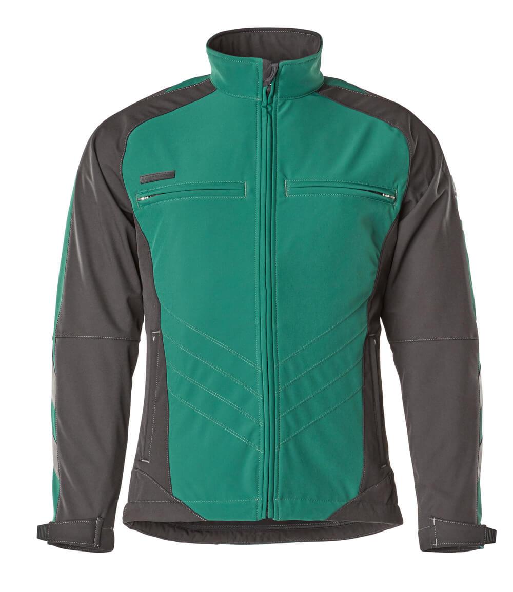 MASCOT® UNIQUE 12002-149-0309 Softshell Jacket | Green/Black